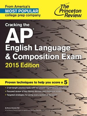 cover image of Cracking the AP English Language & Composition Exam, 2015 Edition